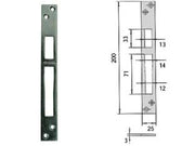 CONTROPIASTRA PER SERRATURE INFILARE PROFILATI IN FERRO 06232 20- - mm.25x200, spessore mm.3 (06232 20) - 5 pezzi CISA