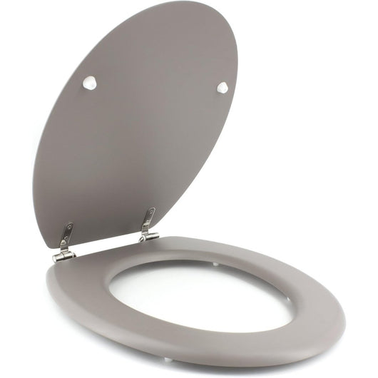 Gelco design dolce sedile wc, legno ingegnerizzato acciaio inoss