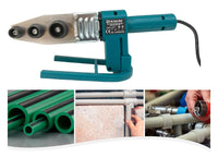 Polifusore Saldatore 1500W Salda Tubi con 6 Matrici e Stazione Saldante per Saldare Tubi in Plastica, PVC, Polipropilene 20-32mm