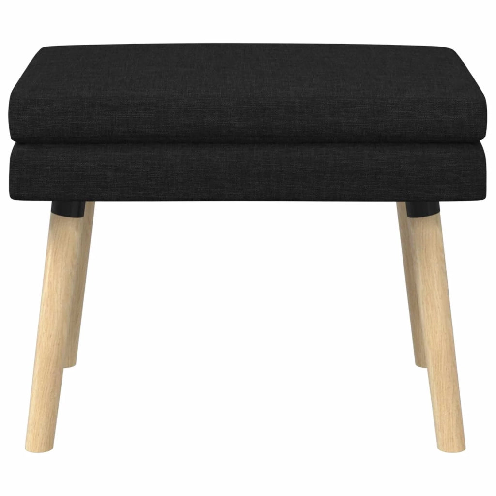 Panchina a doppio strato Nero 60 x 40 x 46 cm Tessuto 42038419