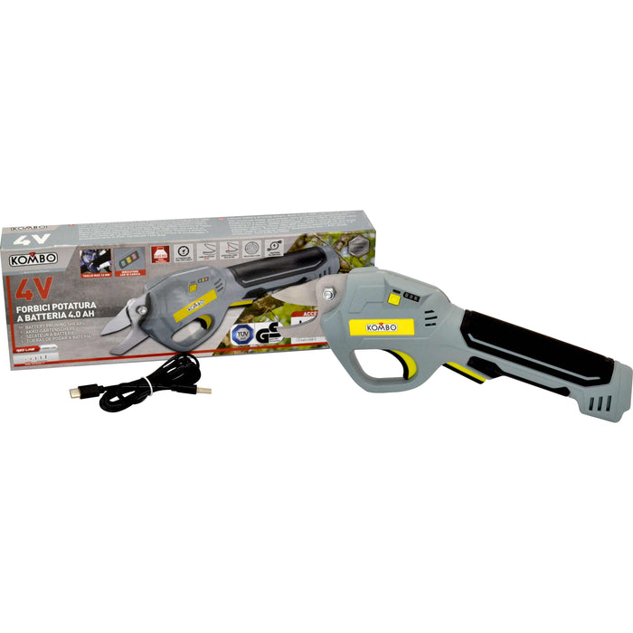 FORBICI POTATURA A BATTERIA 4V 4.0AH