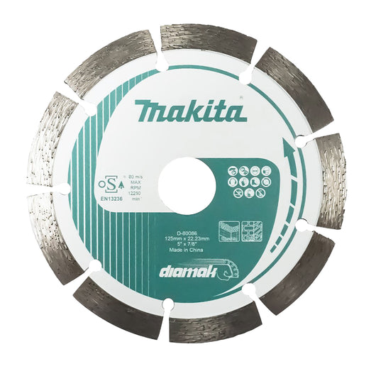 Makita D-80086 – Disco Diamantato DIAMAK 125 mm Segmented (Arbor 22,23 / 20 mm)