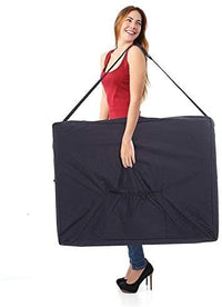 LETTINO MASSAGGIO PROFESSIONALE 2 ZONE - LETTINO MASSAGGI,LETTINO ESTETISTA FISIOTERAPIA,TATTOO, IN LEGNO PORTATILE RICHIUDIBILE (BLU)