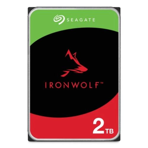 Hd seagate ironwolf sata3 2tb 3.5 5400 rpm  256mb cache 24x7 - nas hdd - st2000vn003 - gar. 3 anni