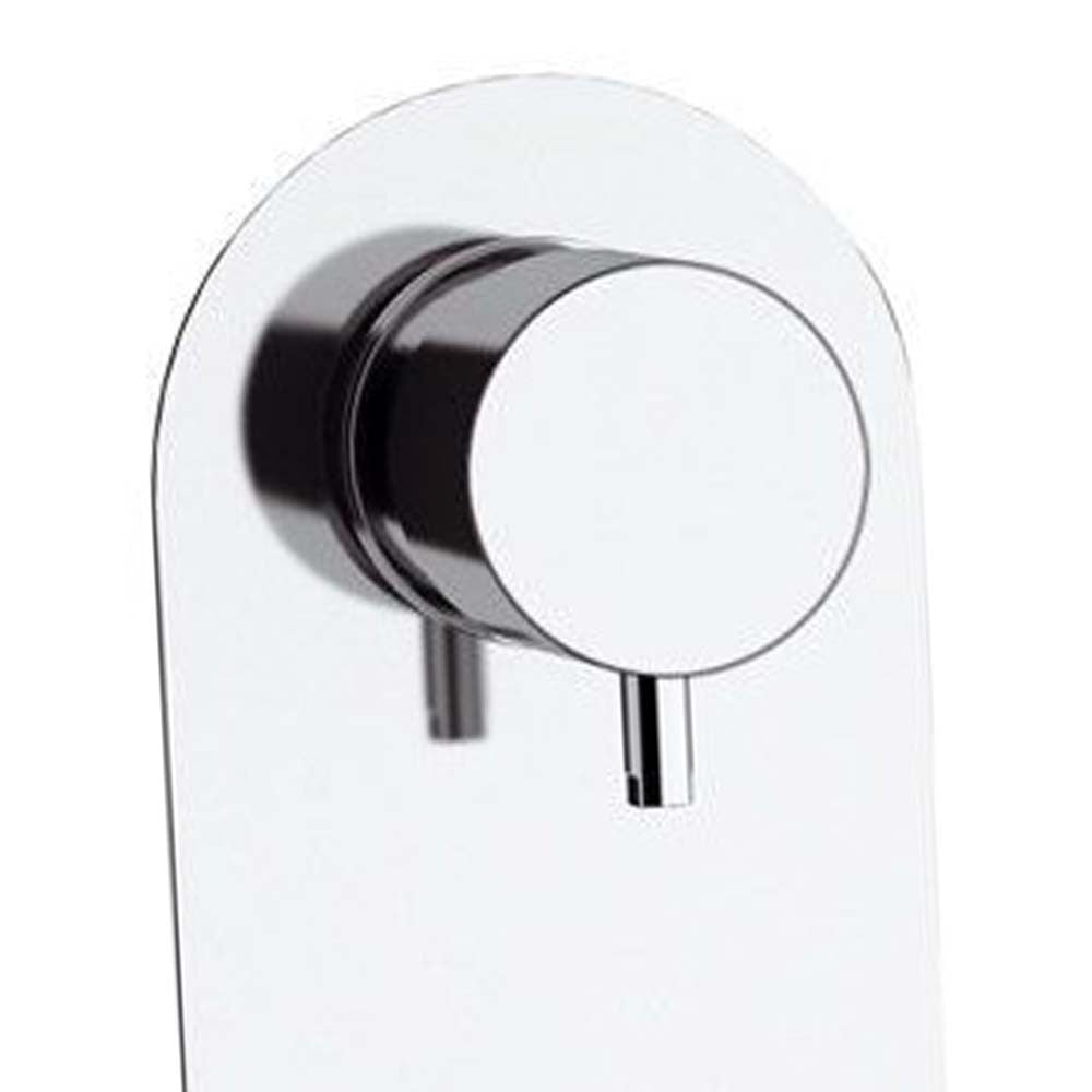 Miscelatore doccia con deviatore a tre vie e sette posizioni su unica piastra. suvi di daniel rubinetterie