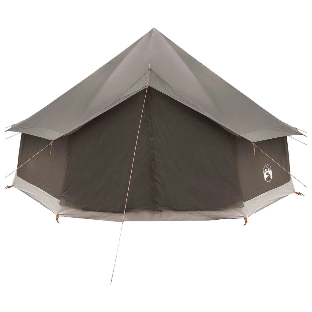 Tenda Tipi con tetto Marrone Grigio 400 x 400 x 250 cm 42029029