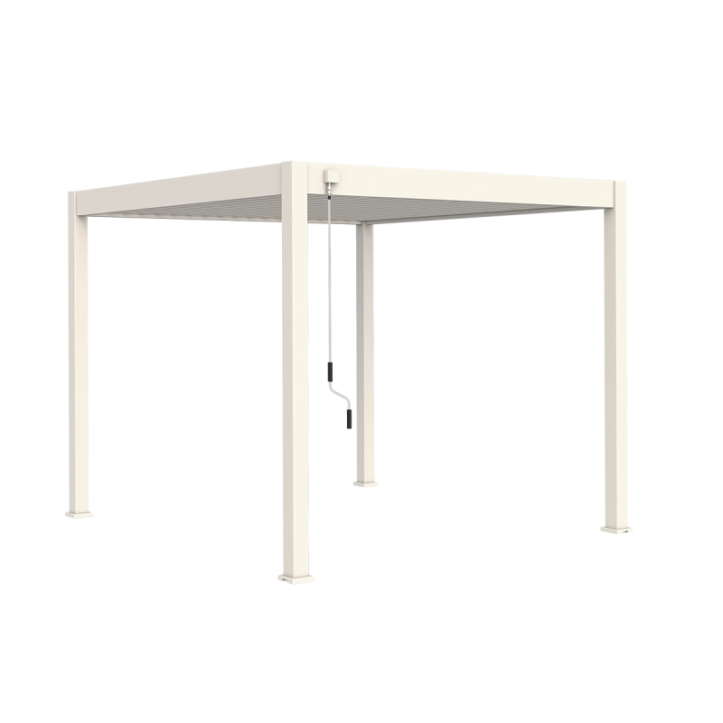 Pergola bioclimatica OmbrÃ©aÂ® VS autoportante 3x3M - Bianco