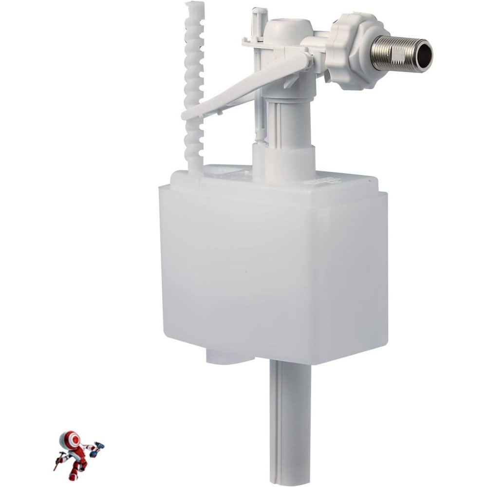 Galleggiante rambo 3/8  cod.ott. lungo cassetta plast.e porcellana cr