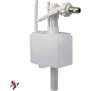 Galleggiante rambo 3/8  cod.ott. lungo cassetta plast.e porcellana cr