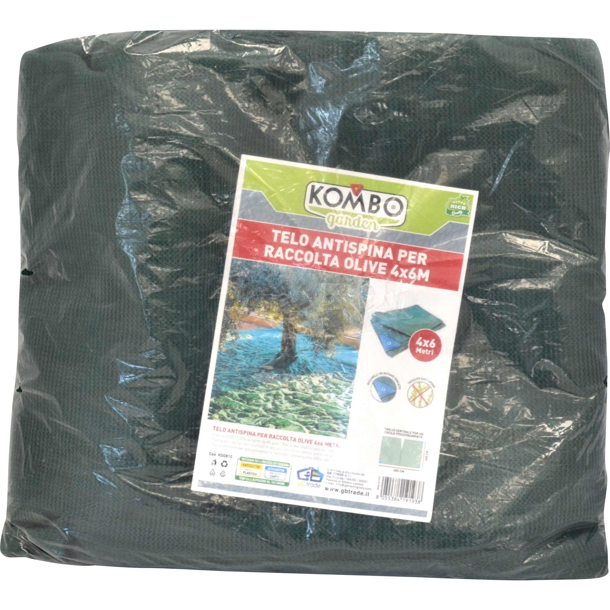 Telo per Raccolta Olive 4x6 m Antispina Stabilizzato UV