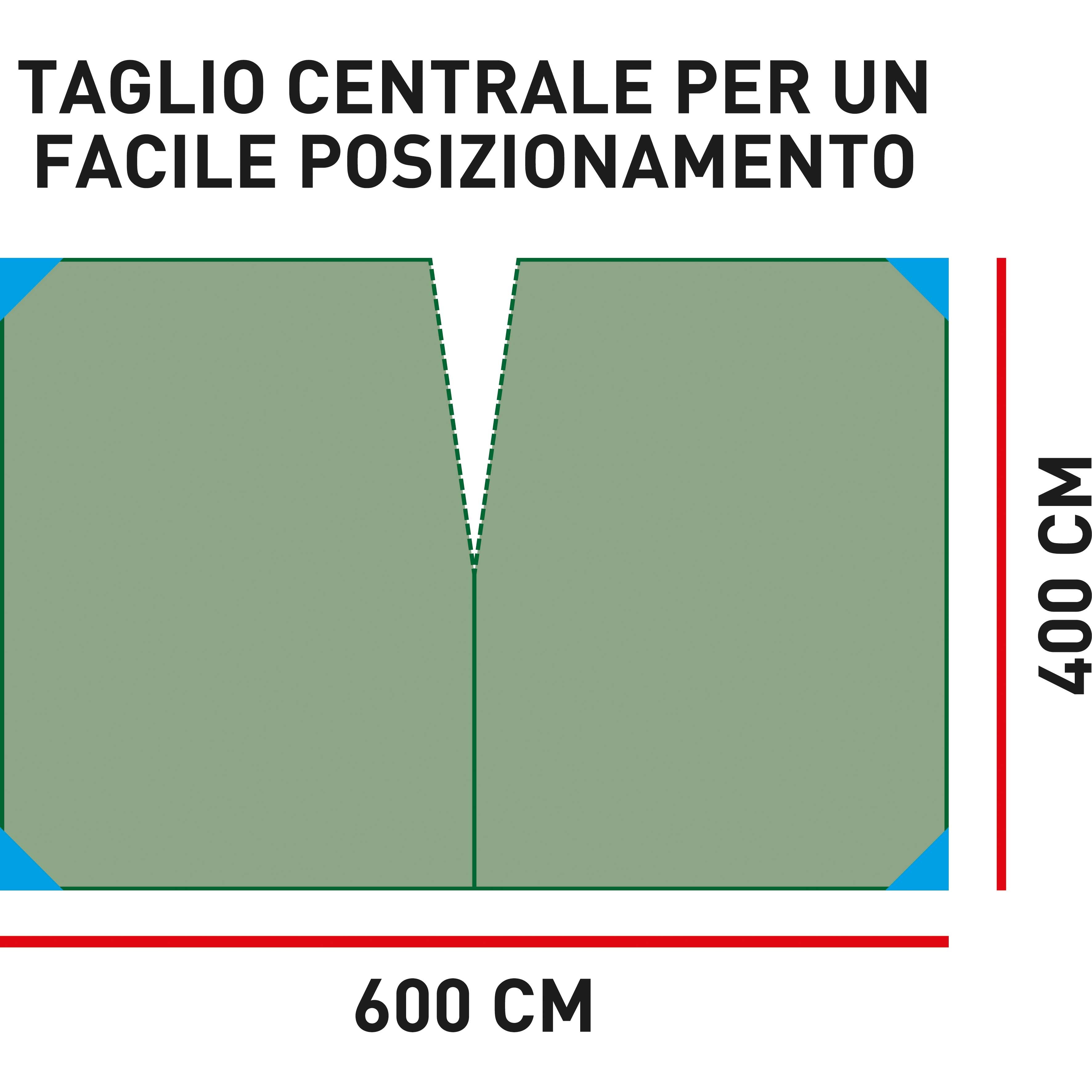 Telo per Raccolta Olive 4x6 m Antispina Stabilizzato UV