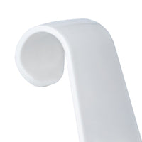 Appendiabito color bianco con doppio gancio, per scaldasalviette