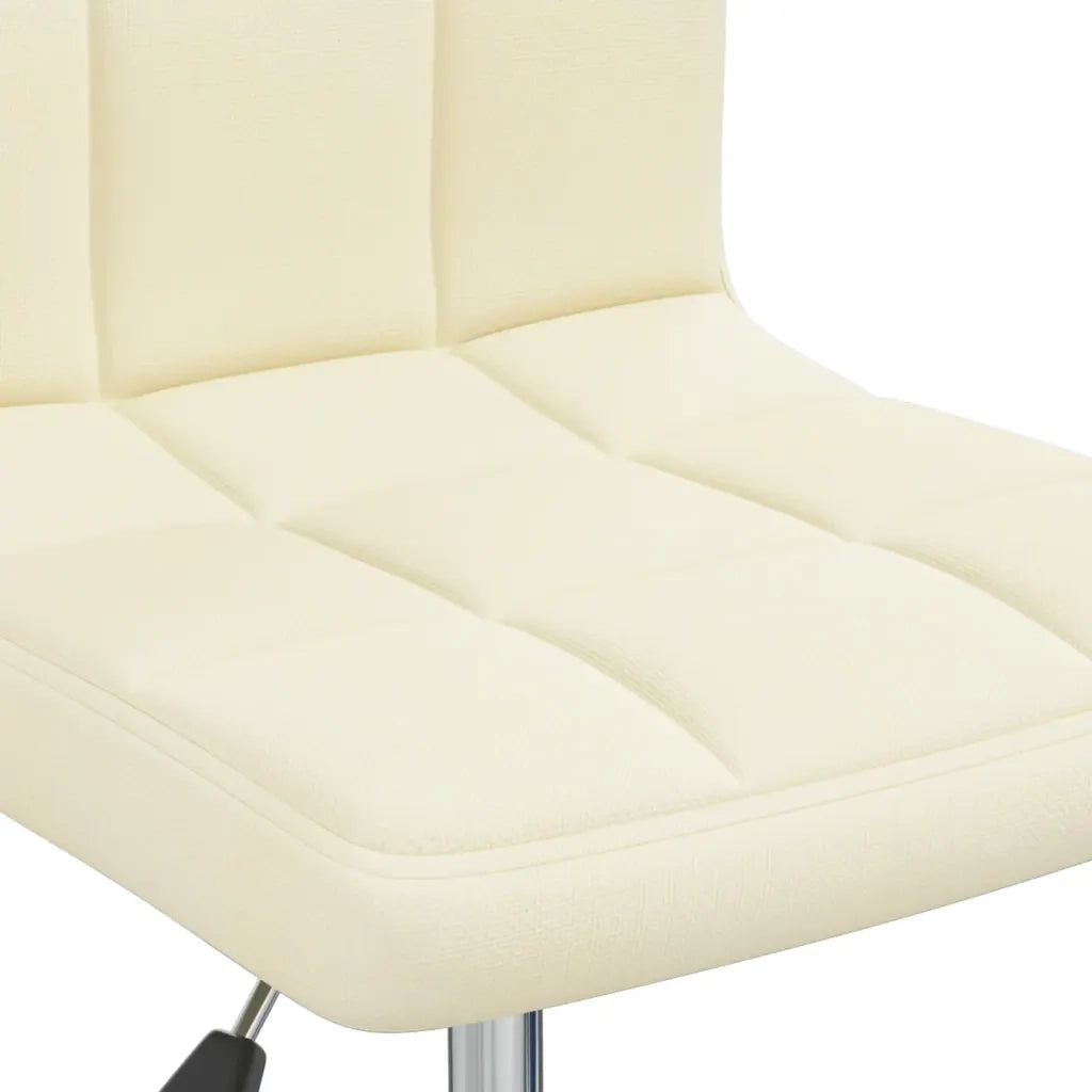 Sedia da Pranzo Girevole Crema in Tessuto cod mxl 15993