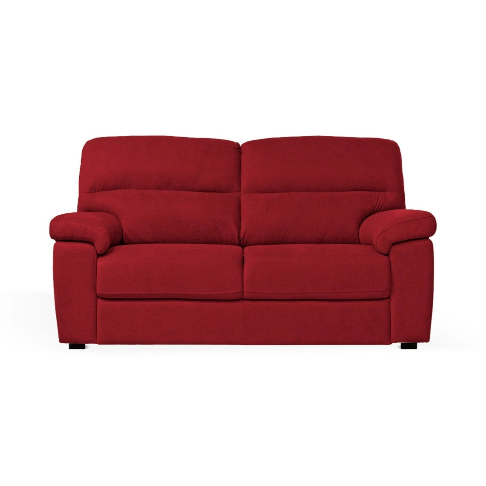 Divano 2 posti Alenda tessuto Roma18 colore Bordeaux 160x98x92h