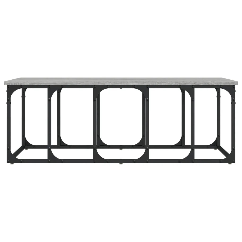 Tavolino Salotto Grigio Sonoma 100x50x35,5cm Legno Multistrato 833381