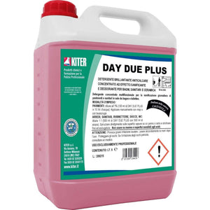 Day Due Plus 5 Kg, Detergente Anticalcare Brillantante Concentrato Bagno | Kiter