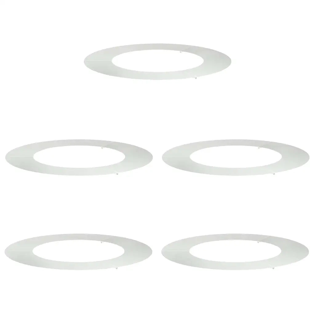adatto per Anelli d'Albero Piatto 5 pcs Argento Ø50 / 80 cm 873701