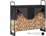 Pannello di Protezione per Esterno - Houtopslag - Houtberging - Con Copertura Idrorepellente - 132x36x117cm