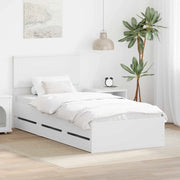 Struttura del letto Bianco 90 x 190 cm Legno Ingegnerizzato