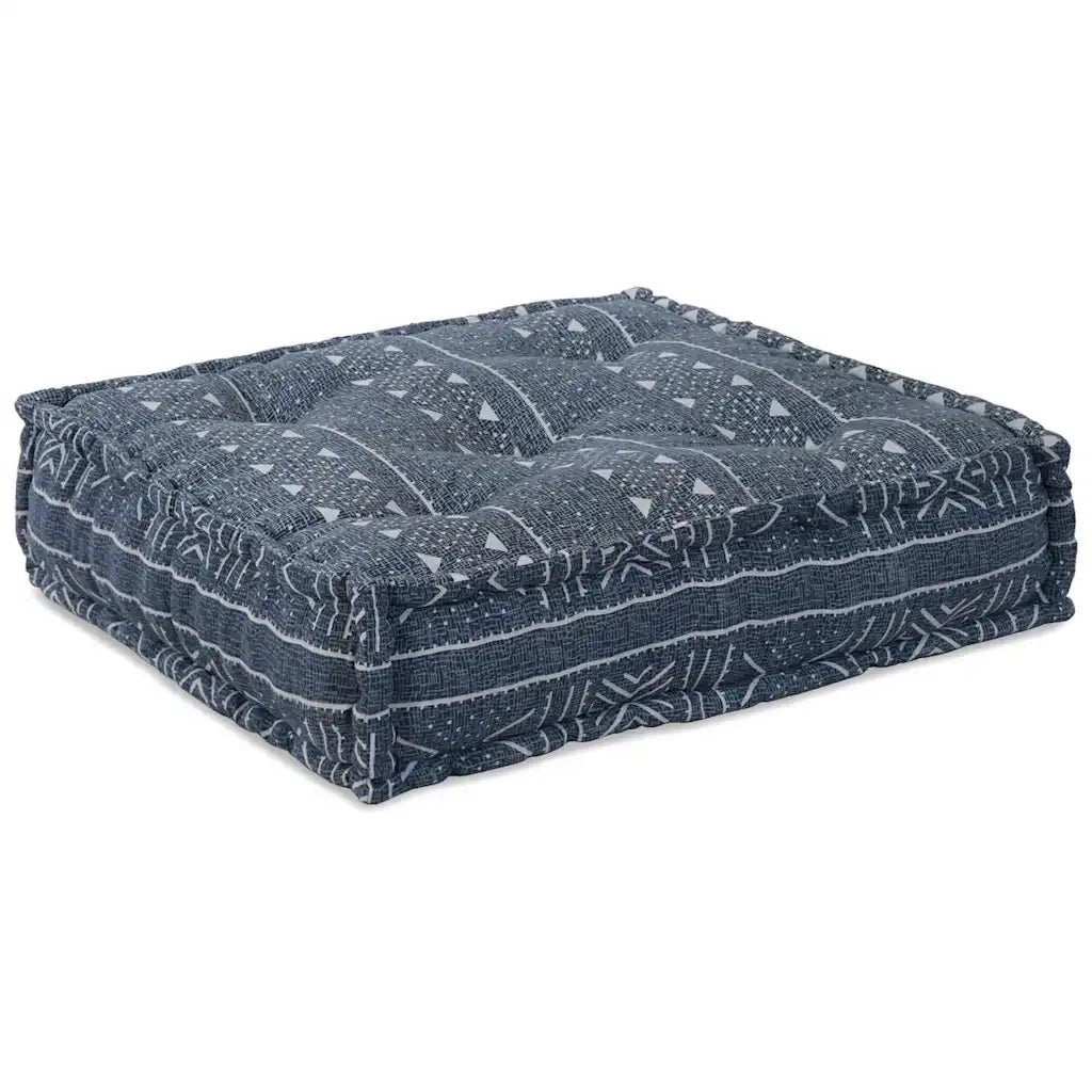 Unità di Divano Modulare Stampa Indigo 70 x 70 x 56 cm Tessuto 4019062