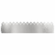 Bordure per prato 10 pz Argento 103 x 0,05 x 22 cm CFW8053912