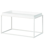 KIT TAVOLO METALLO 80X45XH45 CM BIANCO- 1,0 pz