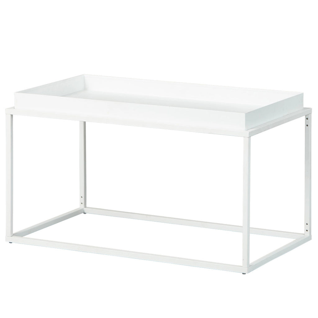 KIT TAVOLO METALLO 80X45XH45 CM BIANCO- 1,0 pz