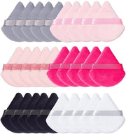 Set di Pennelli per Trucco - 30 pezzi - Pennelli a Forma di Triangolo per Polvere - Sfumini per Trucco - Cosmetici - Materiale morbido e duraturo