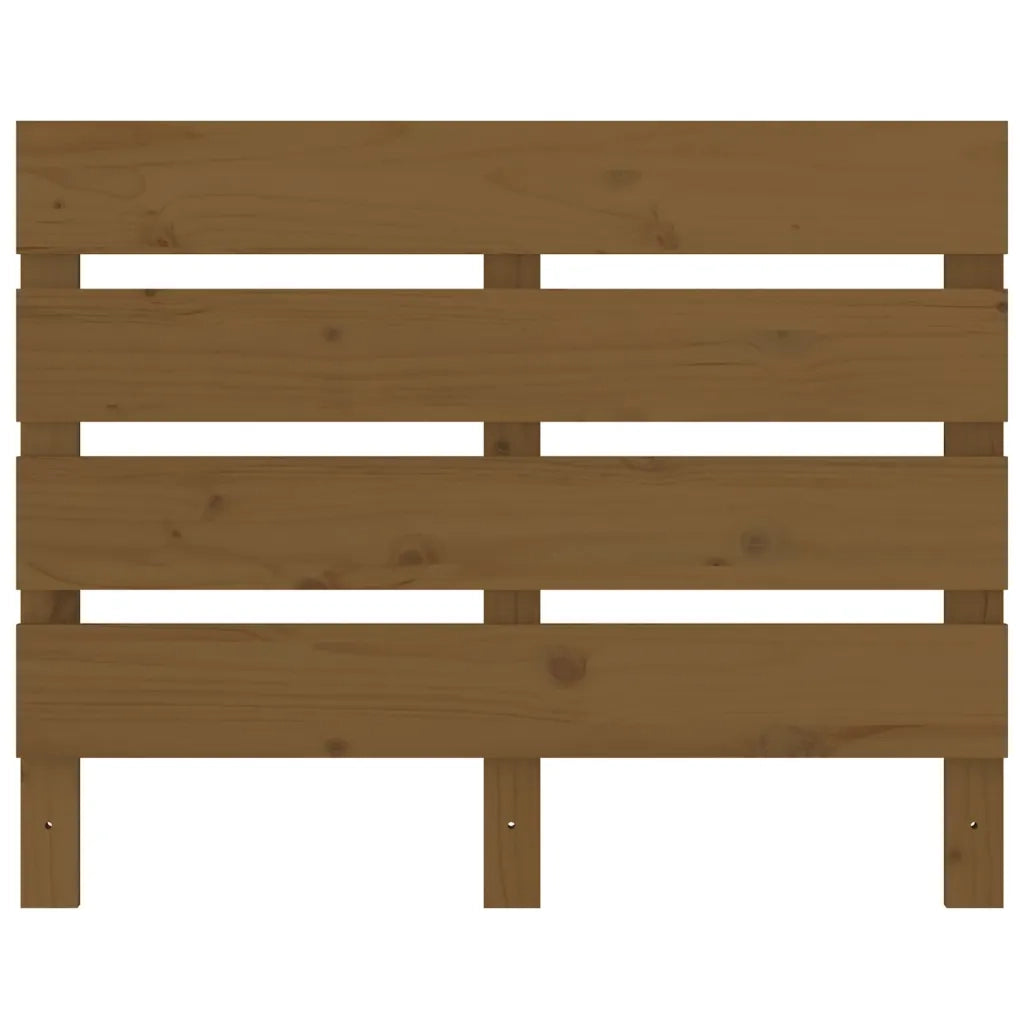 Testiera Marrone Ambra 100x3x80 cm in Legno Massello di Pino 821335