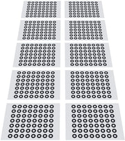 Marcatori di riferimento 3D a 3 mm - 560 punti - Alta riflettività - 10 velocità - 3D Tracking Dot