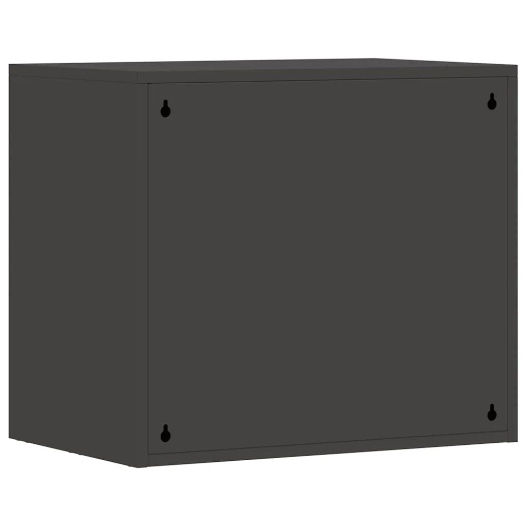 Armadio a muro per garage Nero 60 x 40 x 53 cm