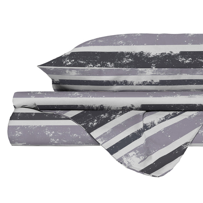 Copripiumino Singolo con Stampa sul Sacco e Federa Linea River Oka