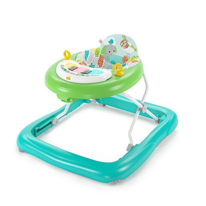 Bright inizia Trotteur Tiny Trek 2 in 1, modello di viti nella giungla, giocattolo di attività, altezza regolabile, luce e suoni, 6 mesi+