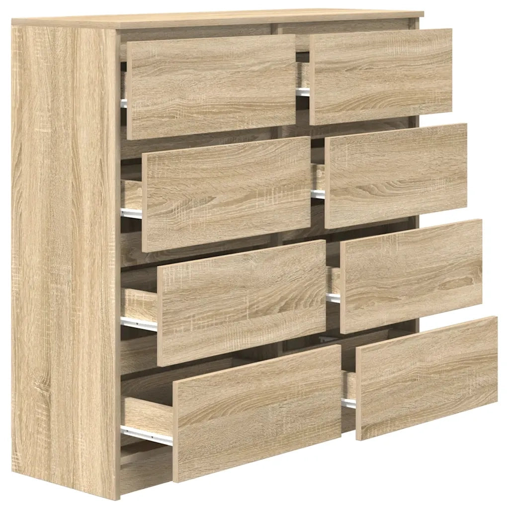 Credenza Rovere Sonoma 100x35x99 cm in Legno Multistrato 3328491