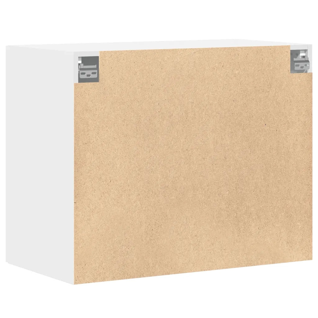 vidaXL Mobile a Parete Bianco 80x42,5x64 cm in Legno Multistrato
