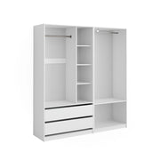 Vicco Armadio Bianco 180 x 200 cm Set di 2