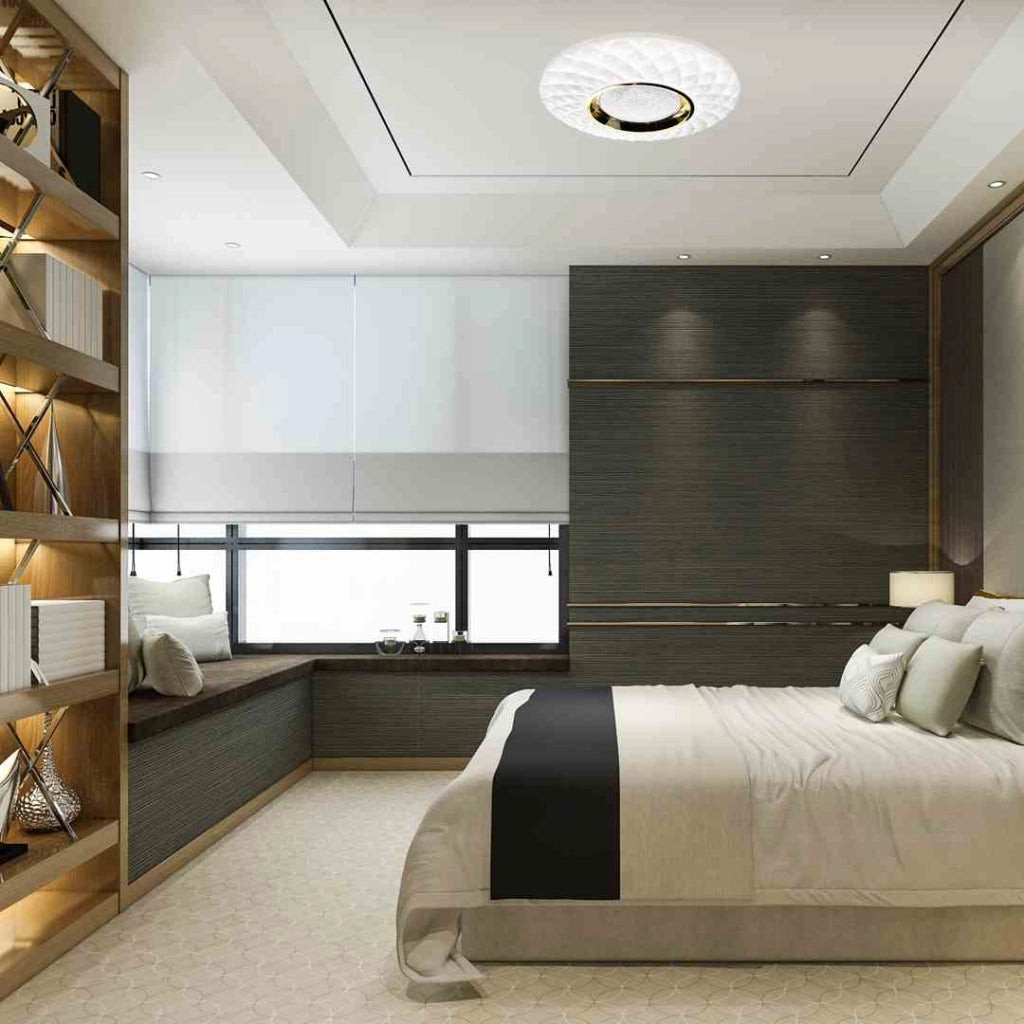 Milagro Tokyo plafoniera LED 50cm 38W oro dimmerabile
