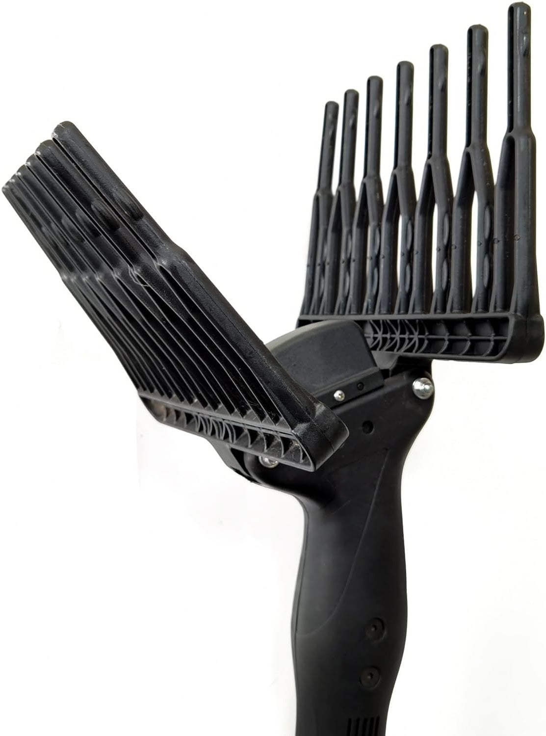 Abbacchiatore e scuotitore elettrico telescopico per olive a batteria 12V 400W fino a 1000 battiti al minuto scuotiolive leggero ergonomico e maneggevole incluso di cavi con morsetto