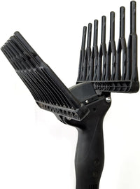 Abbacchiatore e scuotitore elettrico telescopico per olive a batteria 12V 400W fino a 1000 battiti al minuto scuotiolive leggero ergonomico e maneggevole incluso di cavi con morsetto