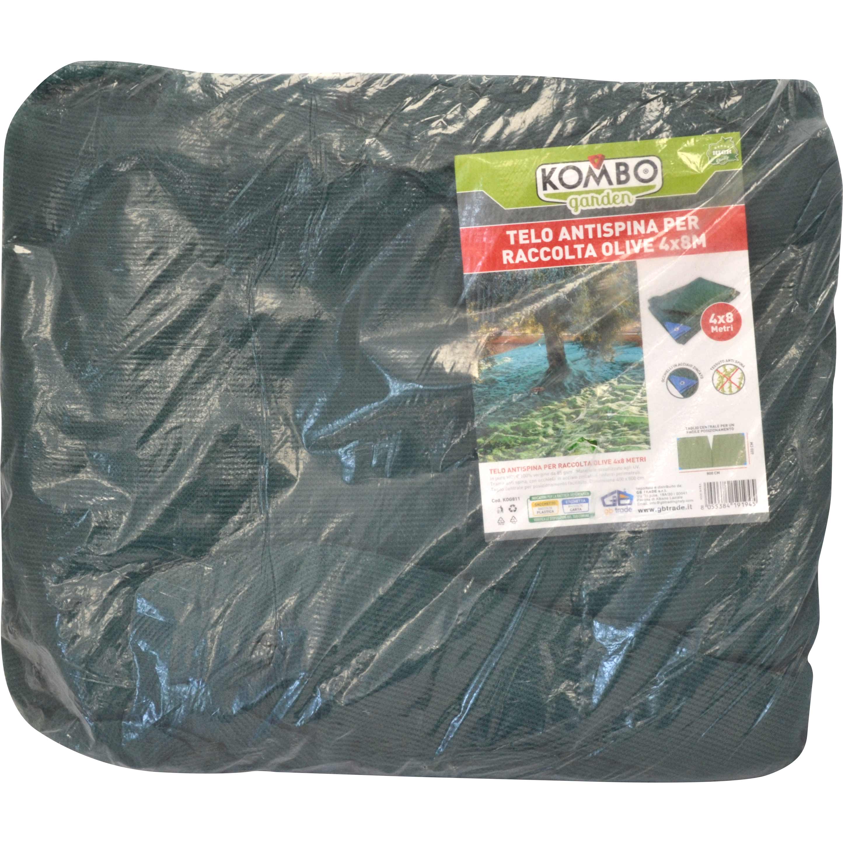 Telo per raccolta olive 4 x 8mt antispina UV stab.