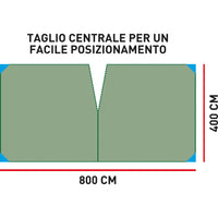 Telo per raccolta olive 4 x 8mt antispina UV stab.