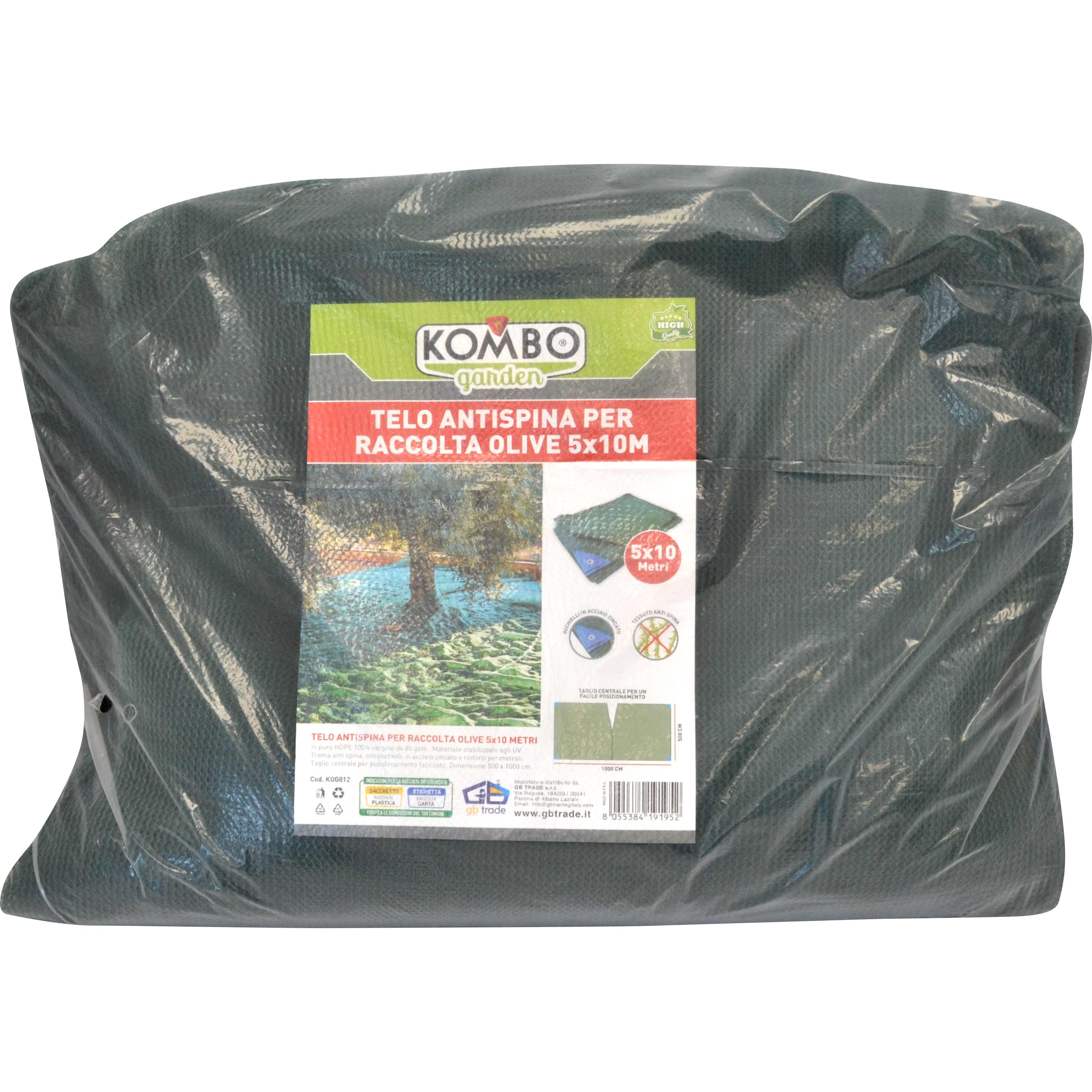 Telo Raccolta Olive 5x10 m Antispina Stabilizzato UV – Alta Resistenza e Massima Efficienza
