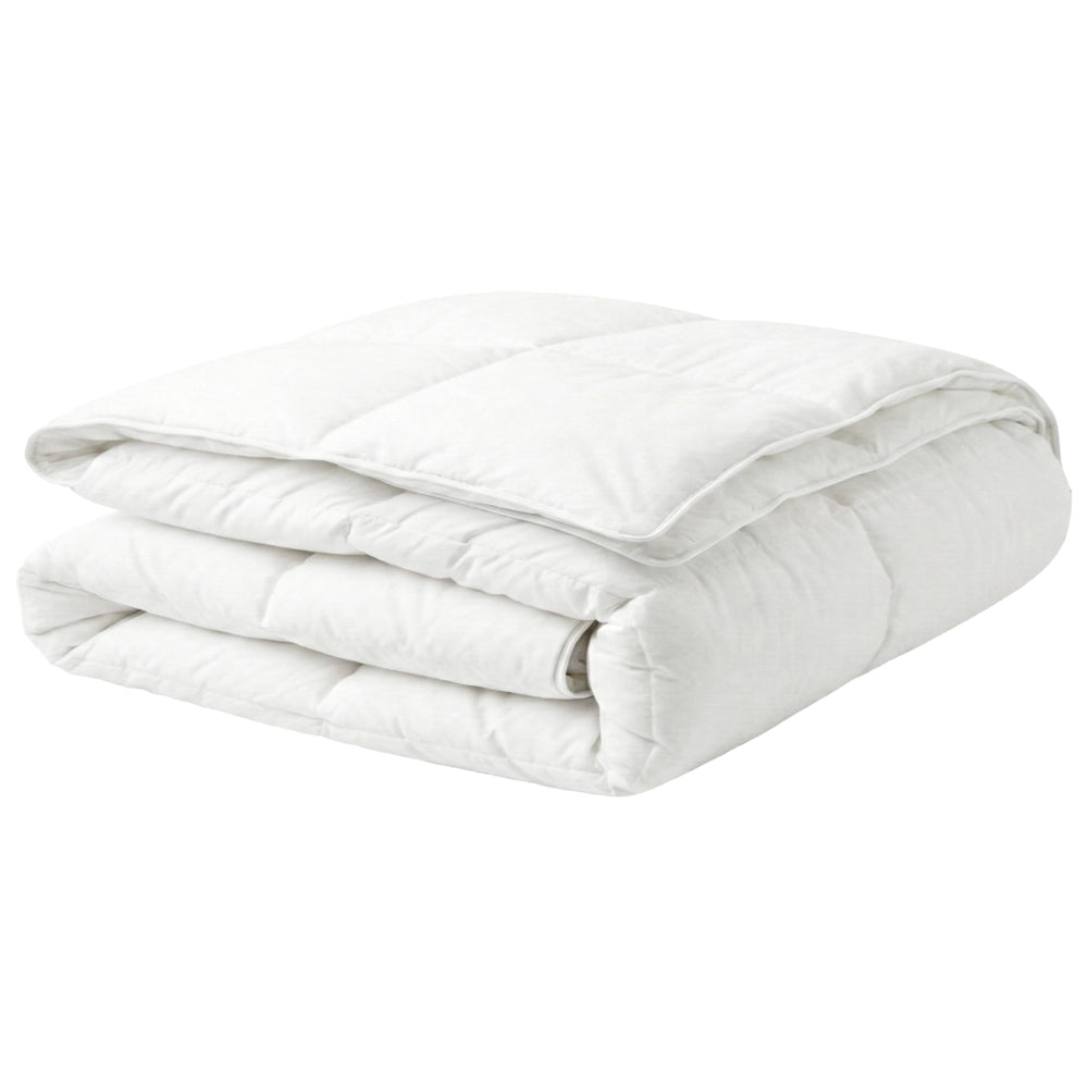 Piumino Japara Cotone Imbottitura Piumino D'anatra 220 x 240 cm Per Tutte Le Stagioni Due Strati Doppio