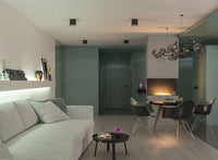 Camino a Bioetanolo da Incasso 80x45 cm Inside C 800 V1 Nero con Vetro