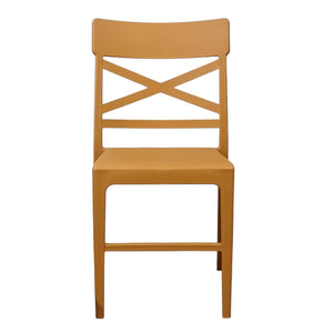 SEDIA CLIZIA 44X51XH84CM GIALLA