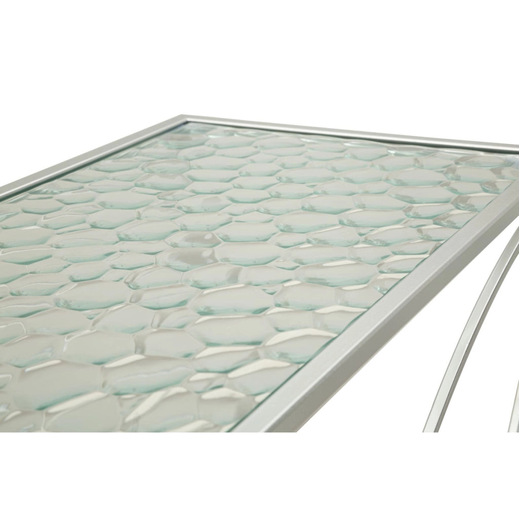 Set di due consolle Paradise con decori floreali