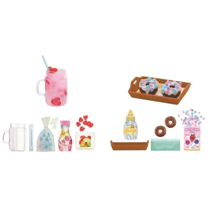 Miniverse di MGA - Make It Mini Kitchen - Cucina e 3 ricette incluse - Forno con lampada UV, frigorifero e piano di lavoro