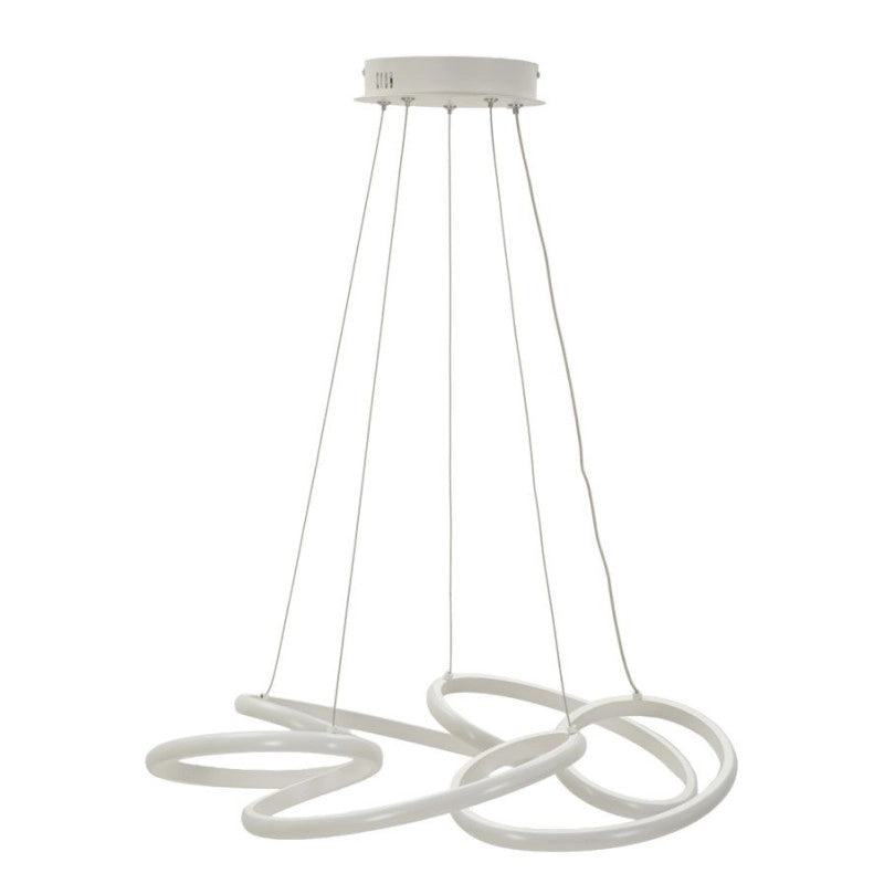 Lampadelle Ario Led Glovy Bianco cm ø 55x120 (luce Con 3 Temperature Di Colore)