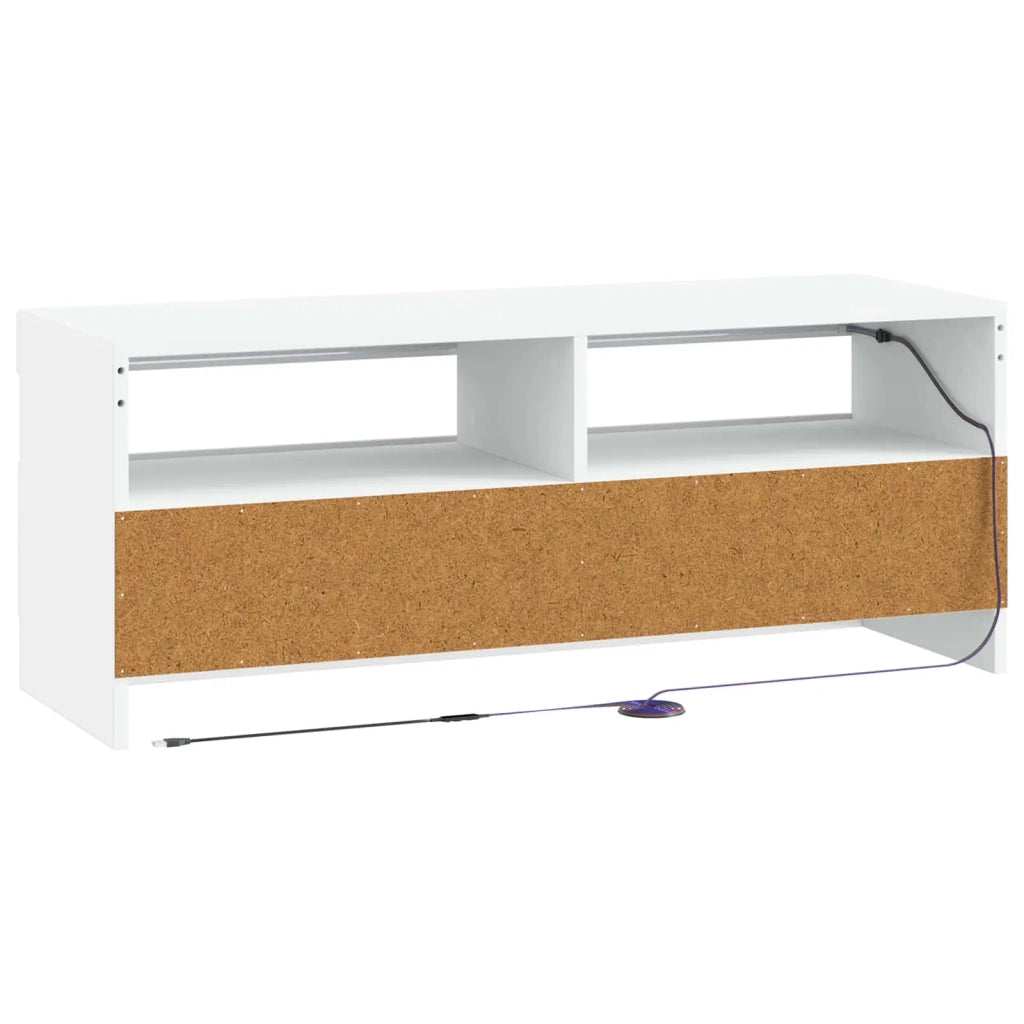 Mobile TV LED Bianco Legno ingegnerizzato 897865