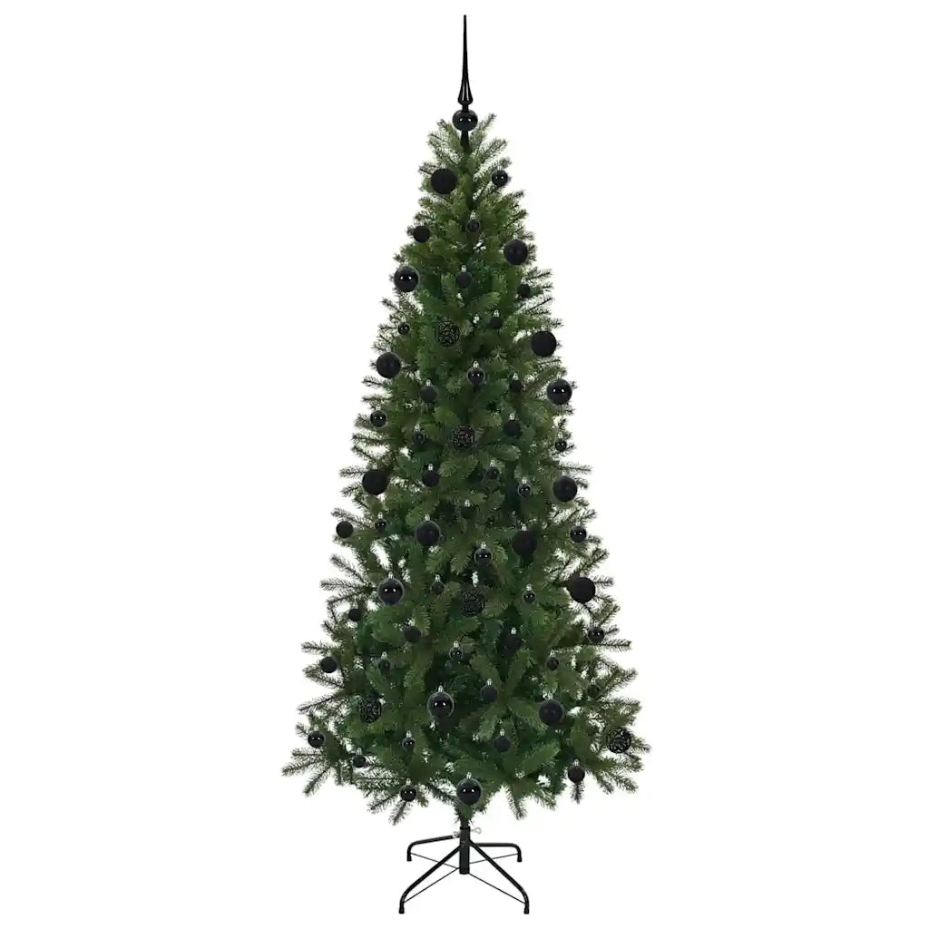 Albero di Natale | Decorazioni natalizie artificiale con 300 LED Verde 210 cm PE e PVC